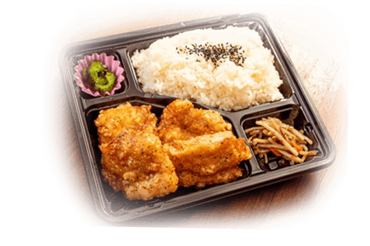 アヒージョから揚げ弁当　商品画像