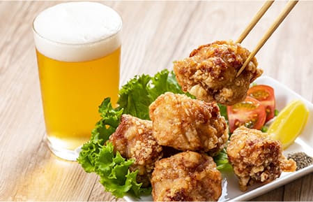 ビールのお供！おつまみにイメージ画像